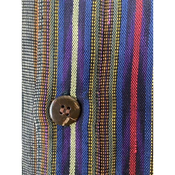 Chico's Design vintage Button jacket Med/Large stripes southwest Multi colors - Picture 5 of 7